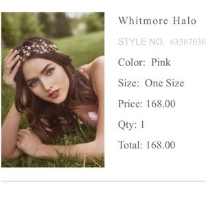 BHLDN Whitmore Halo Bridal Headpiece